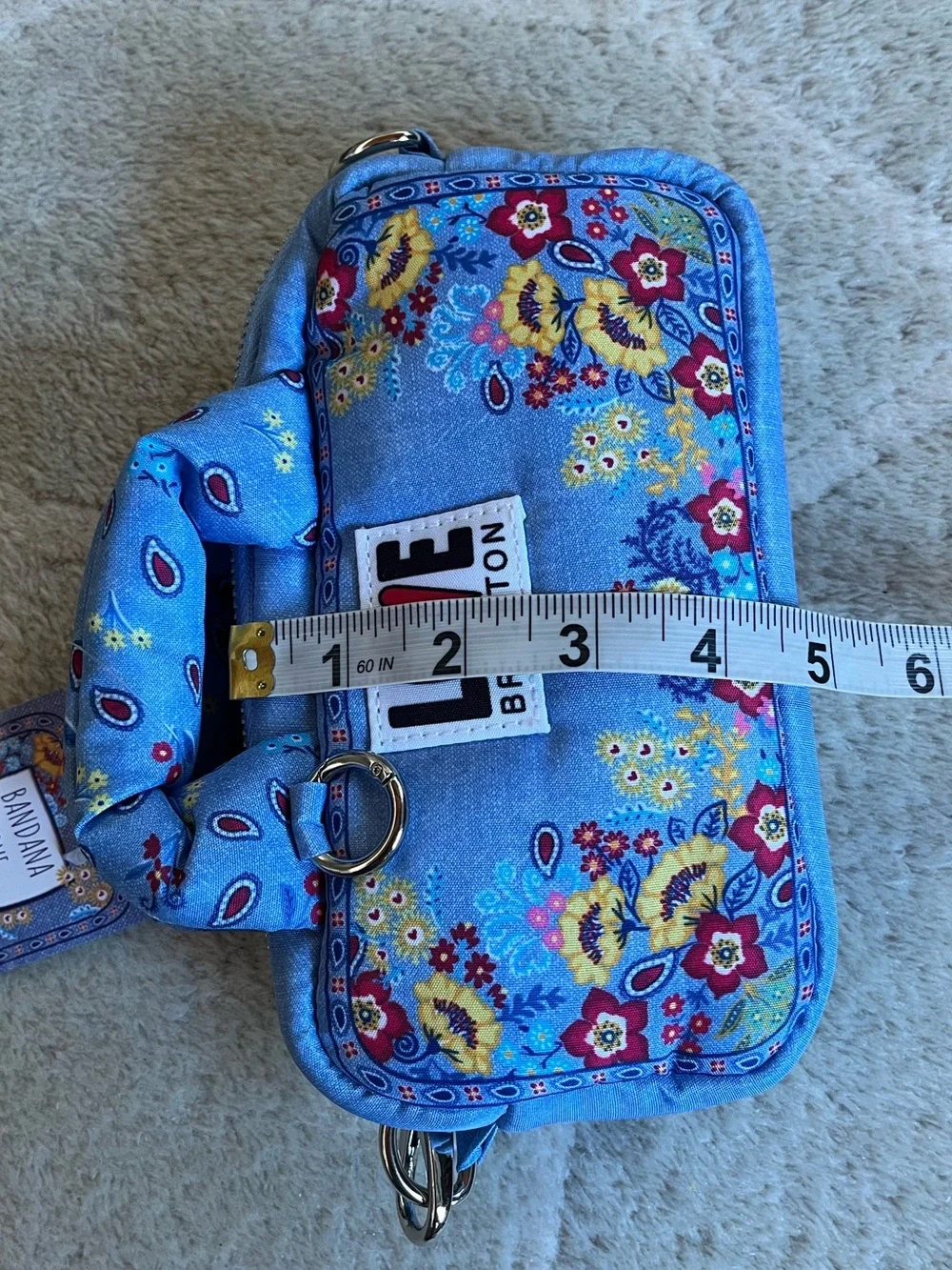 Brighton Bandana Love Crossbody Bag